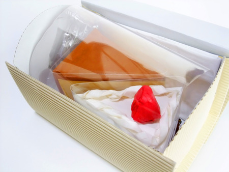 Cake made of paperの写真素材