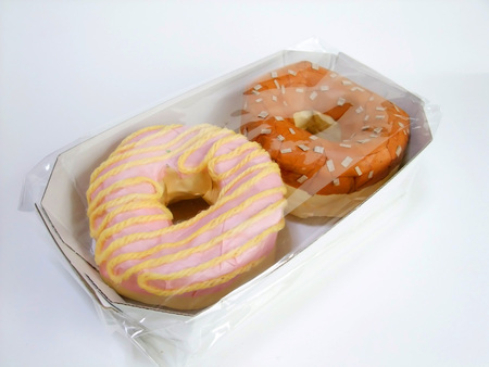 Donut made from paperの写真素材