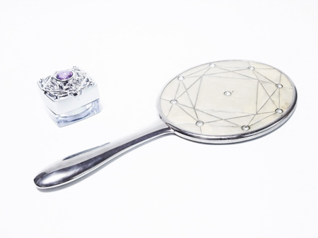 Behind the mirrorの写真素材