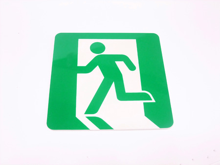 Mark of an emergency exit