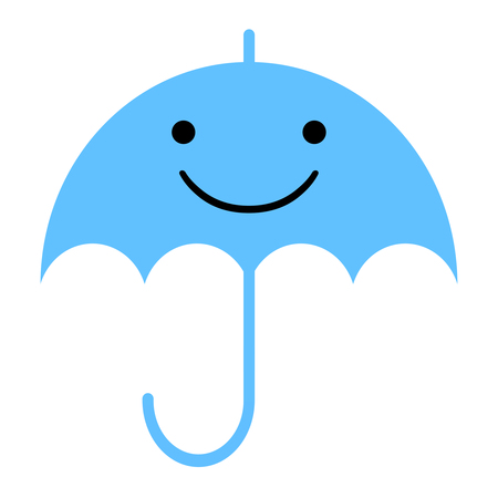 The character of the umbrellaの写真素材