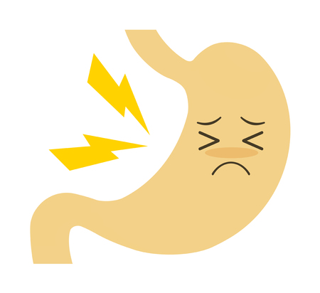 A stomach suffers.の写真素材