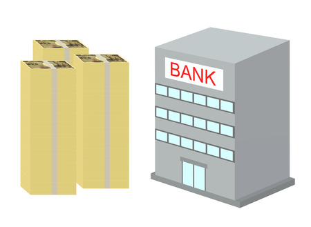 An image of the Japanese bank.の写真素材