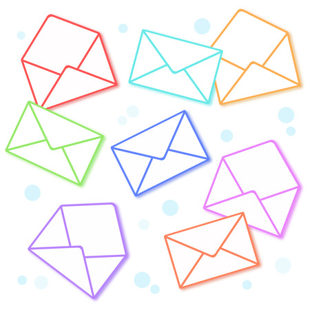 The background with the mail design.の写真素材