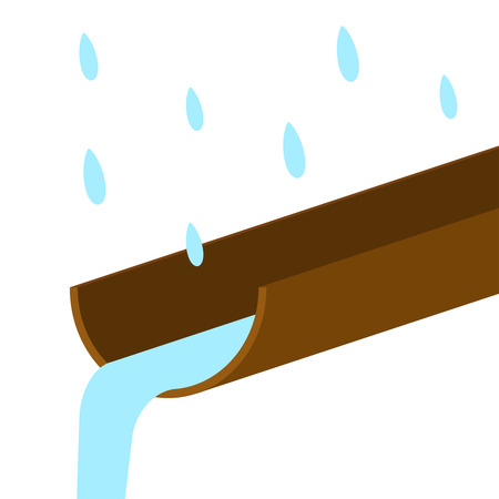 Eaves troughの写真素材