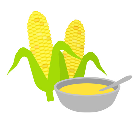 Corn soupの写真素材