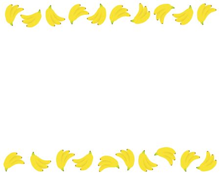 Frame of the bananaの写真素材