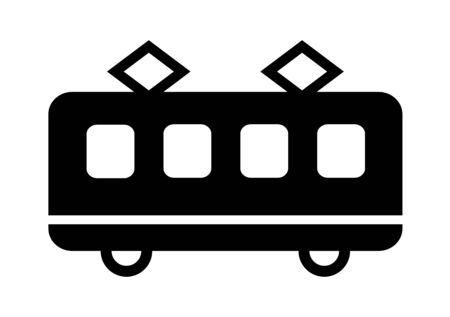 Mark of the train.の写真素材