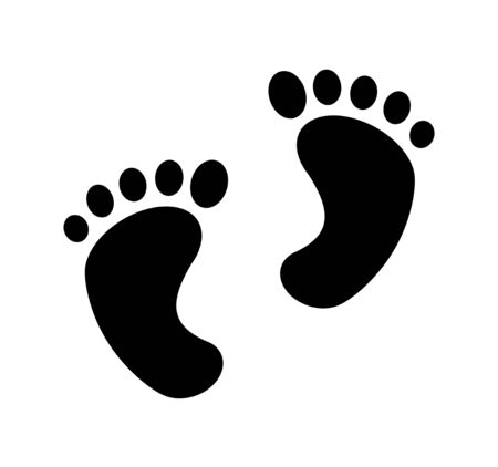 Mark of a footprint.の写真素材