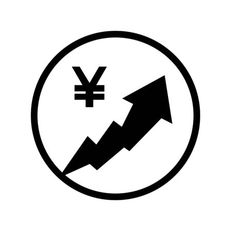 The chart which rises.の写真素材