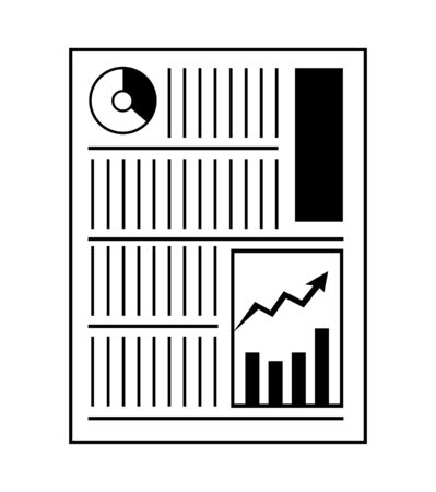 Financial newspaperの写真素材
