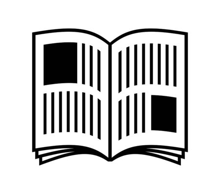 Mark of a magazine.の写真素材