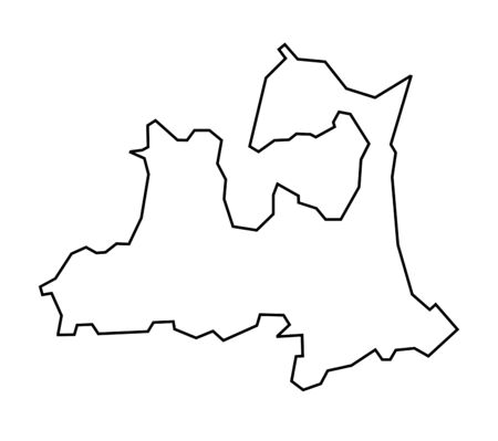 Map of Aomoriの写真素材