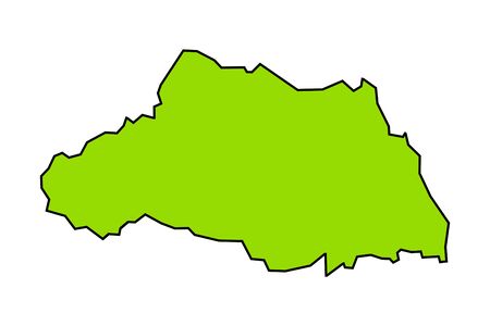 Map of Saitamaの写真素材