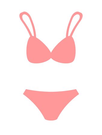 Pink bikiniの写真素材