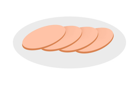 Sliced hamの写真素材