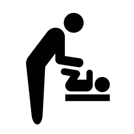 Pictogram of baby seatの写真素材