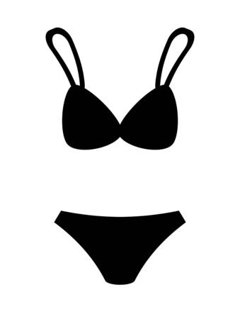 Black bikiniの写真素材