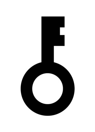 Mark of a keyの写真素材