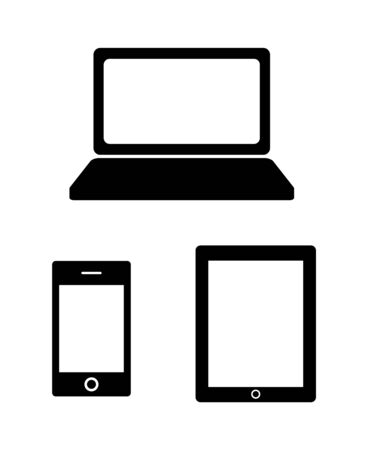 computer, smartphone and tablet.の写真素材