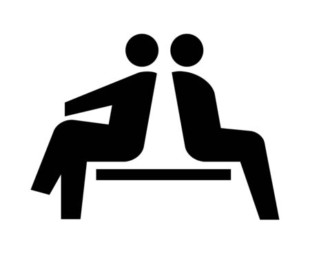 Pictogram of resting placeの写真素材