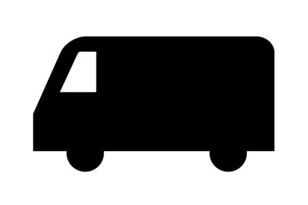 Pictogram of a truckの写真素材