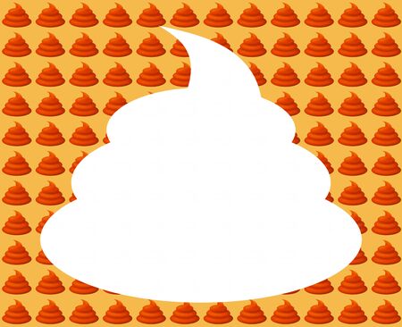 Frame of the excrementの写真素材