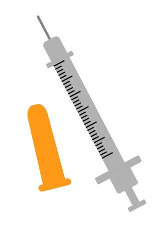 Insulin syringeの写真素材
