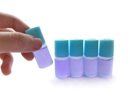 There are multiple eye drop containers