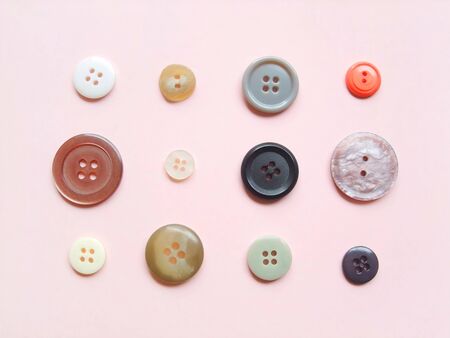 Buttons with different colors and sizes
