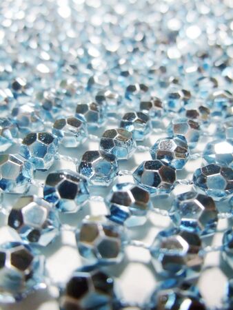 Lots of beautiful beads are laid down