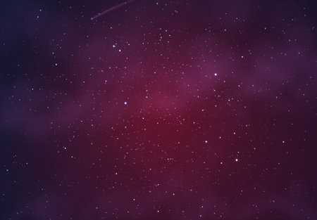 Space stars background. Light night sky vector.のイラスト素材