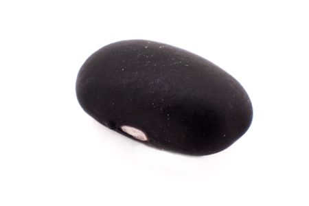 One black haricot bean isolated on white
の写真素材