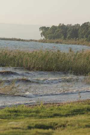 land scape Galilee seaの写真素材