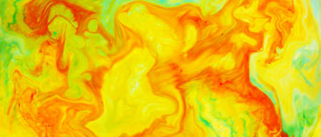 Abstract background. Fluid art texture. Abstract backdrop with swirling paint effect. Trendy colorful backdrop. Mixing paintsの写真素材