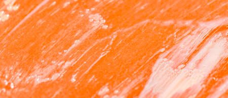 Abstract orange background. Orange colored texture. Pastel colorsの写真素材