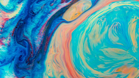 Abstract multicolored liquid background. Abstract ink design template mixed texture background....