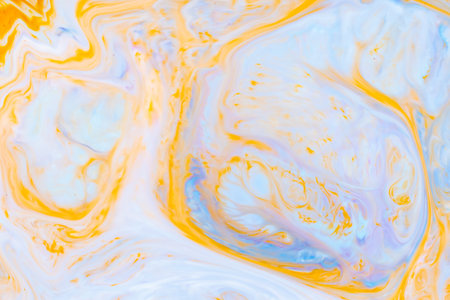 Fluid art texture. Background with abstract mixing paint effect. Abstract multicolored marble texture backgroundの写真素材