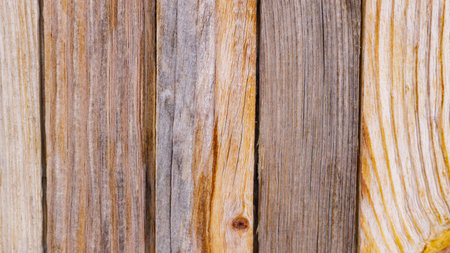 wooden board background. Old wood vintage wall texture. Brown wooden background made of planks. copy...