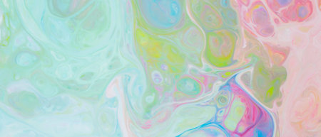 Colorful abstract background. Fluid Art wallpaper on liquid. trendy backdrop