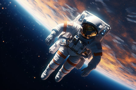 Astronaut's Spacewalk in Zero Gravity, Spacewalk Explorationの素材