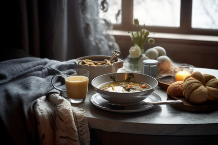 Cozy Self-Care Retreat: Comforting Food for Sensesの素材
