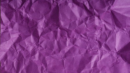 Abstract Background from Crumpled Purple Paper, Violet Paper Close-upの写真素材