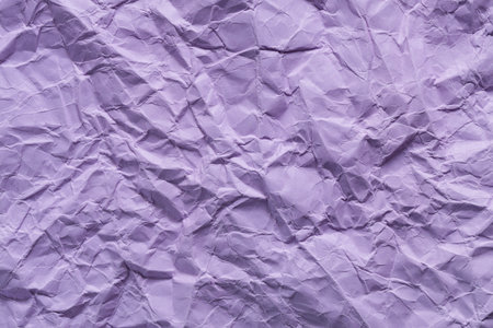 Crumpled Lilac Paper Texture Wrinkled Abstract Background