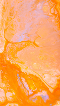 Orange Marble Swirl Pattern Mobile Wallpaper Abstract Background