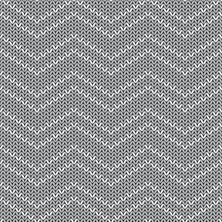 Decorative seamless vector knitted backgroundのイラスト素材