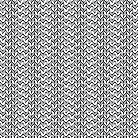 Decorative seamless vector knitted backgroundのイラスト素材
