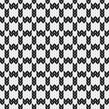 Decorative seamless vector knitted backgroundのイラスト素材