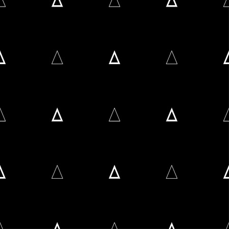 Seamless black and white decorative vector background with abstract figuresのイラスト素材