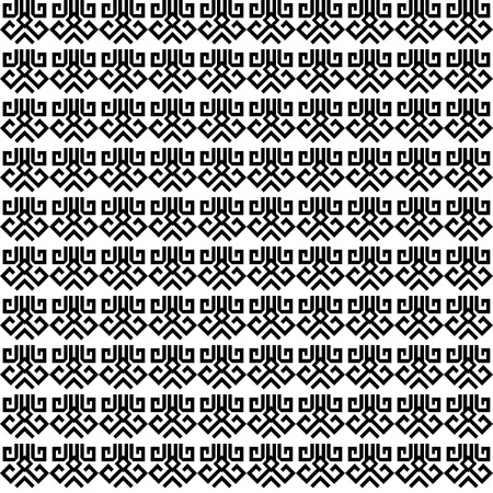 Seamless decorative vector background with abstract figuresのイラスト素材